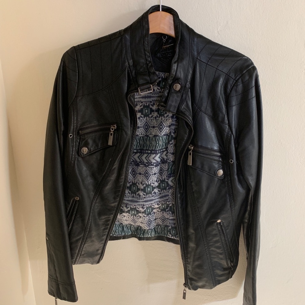 JouJou Faux Leather Woman’s Jacket